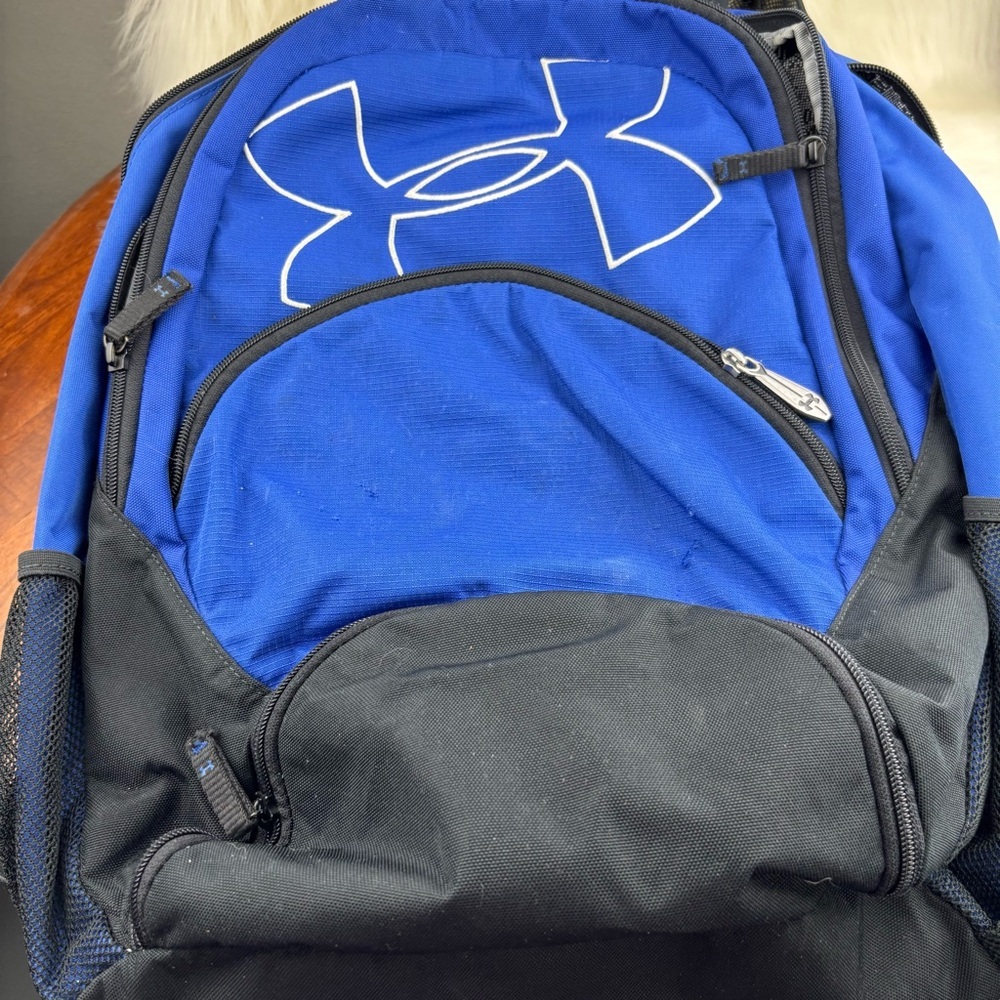 Under Armour Men's Royal Blue and Black Backpack